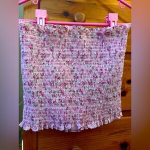 Velcro Cropped Sleeveless Top